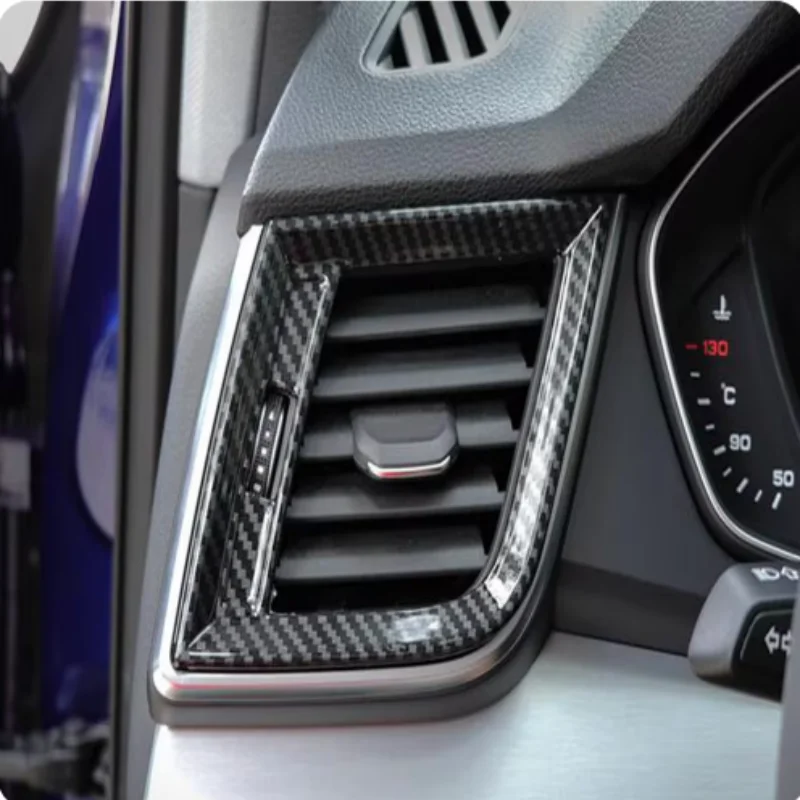 

For Audi Q5 FY 2018 2019 2020 ABS Front Air Conditioner Vent Outlet Cover Trim Decoration Sticker Inner Accessories Car Styling