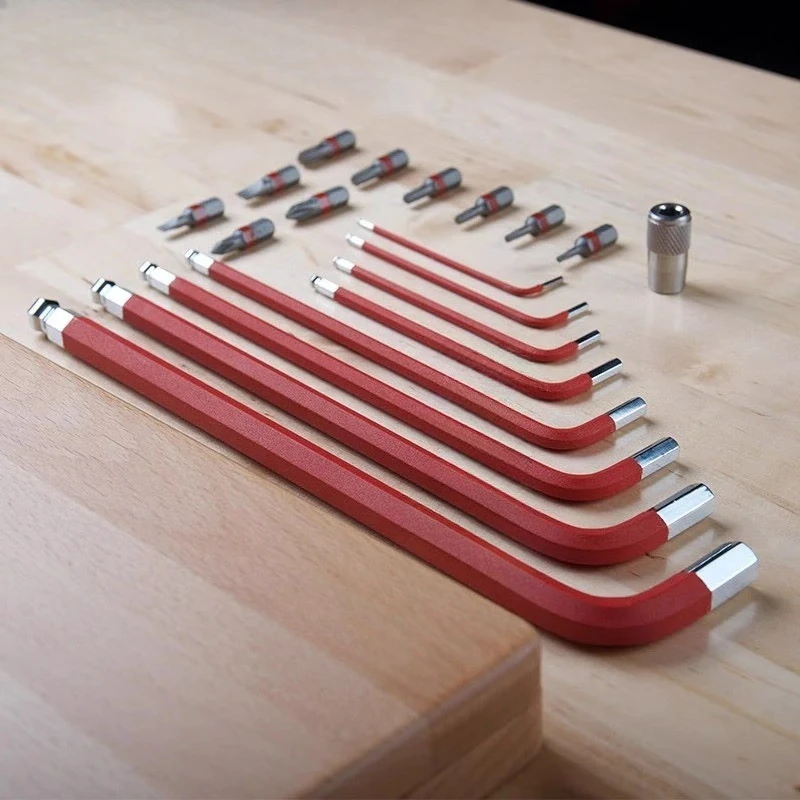 Bicycle mountain road bike wooden box hexagonal tool star tool combination