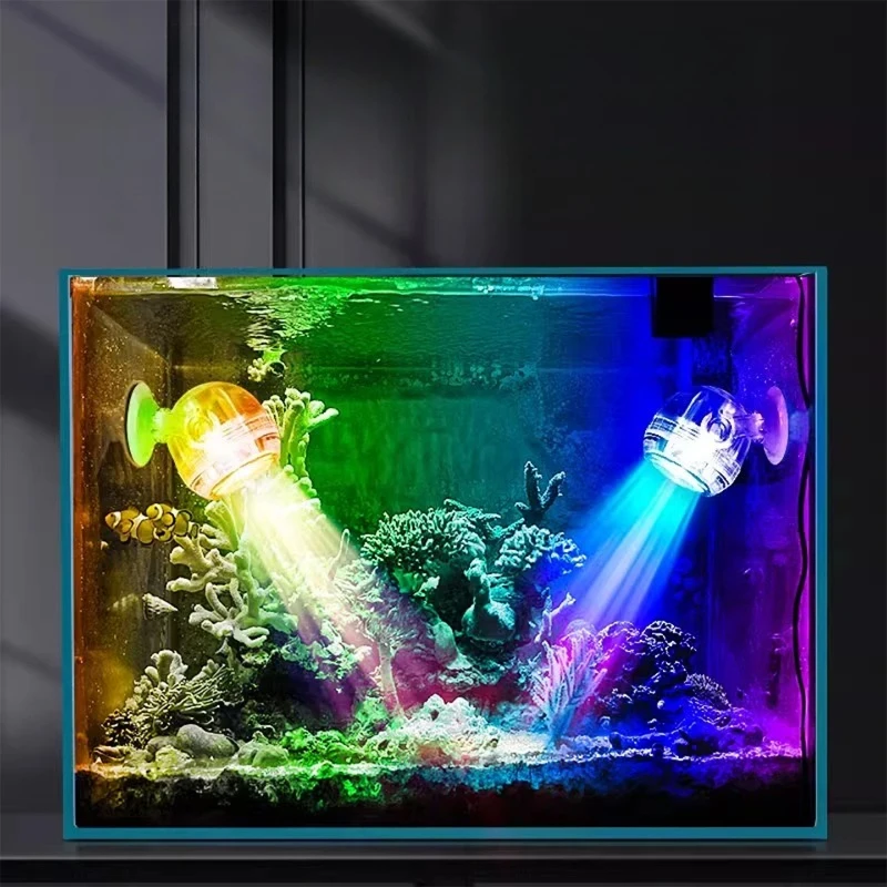 Small fish tank special spotlight lighting underwater diving light decoration