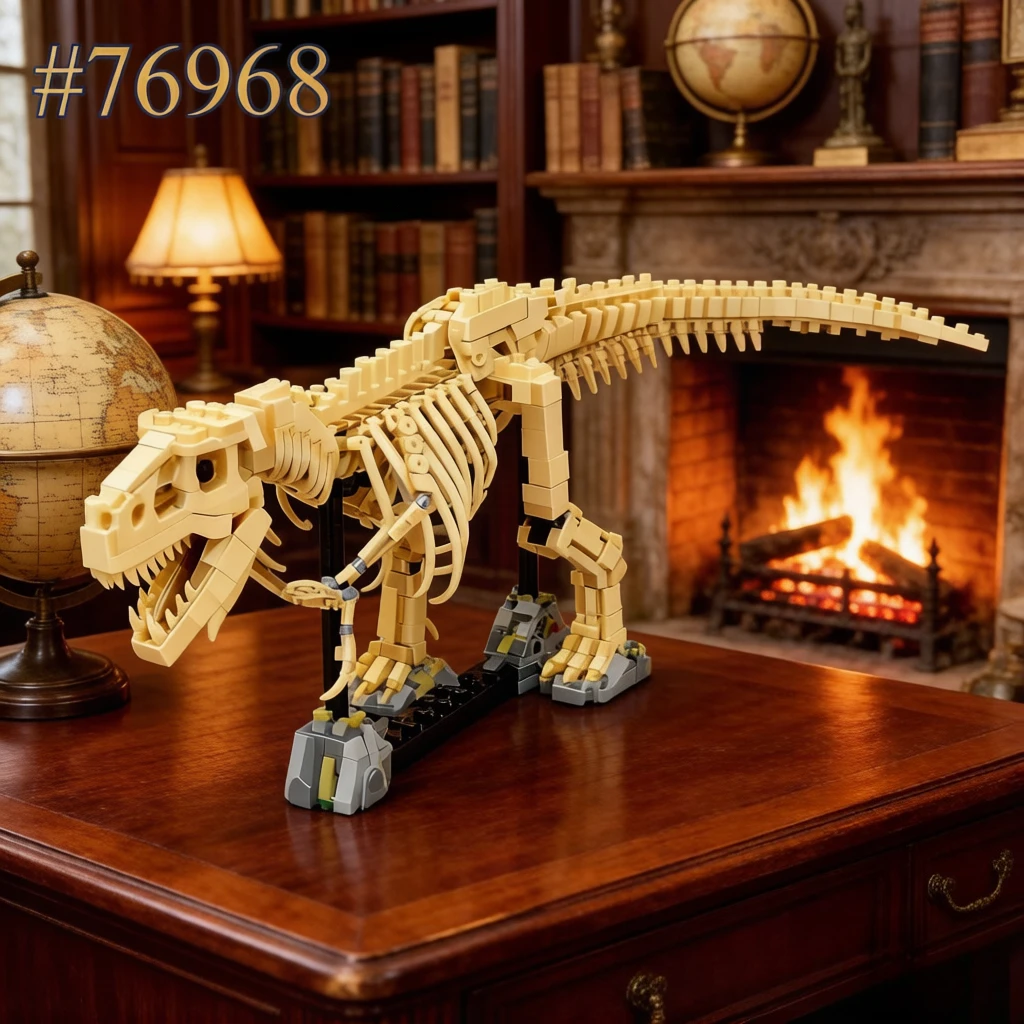 

Tyrannosaurus Rex Skeleton 76968 Building Blocks Sets Compatible with Legoed Particles Suitable for Birthday Gifts 3145pcs