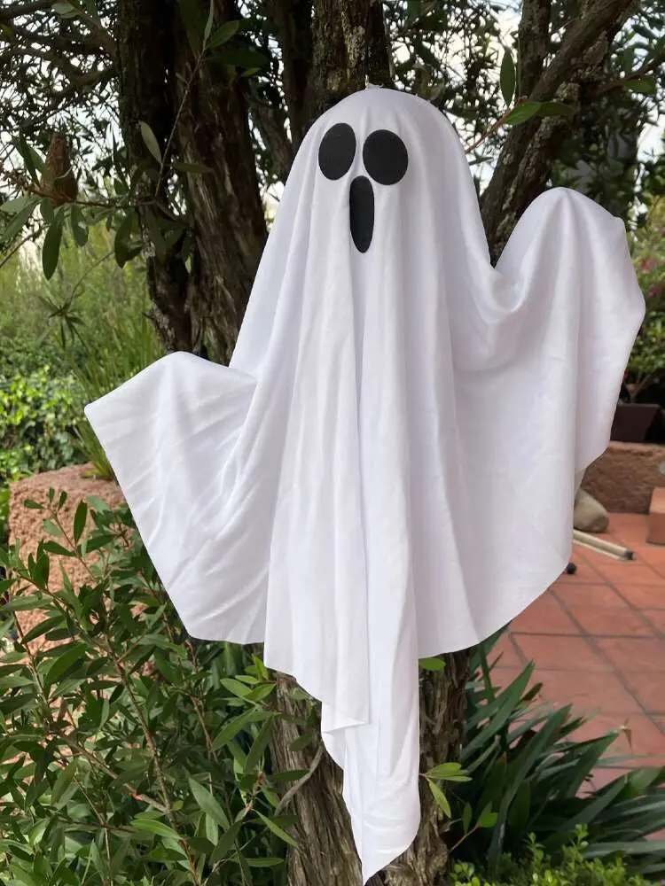Halloween Hanging Ghost Decor, Light Up Flying Ghosts for Indoor Outdoor Garden Party, Scary Spooky Ornament Halloween Gifts photo review