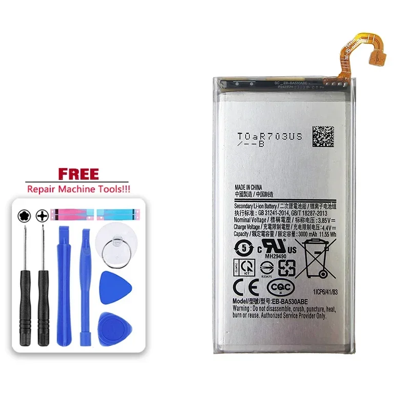 Battery for Samsung Galaxy A8 2018 (A530) A530 SM-A530F EB-BA530ABE EB BA530ABE Phone Replacement Batteries