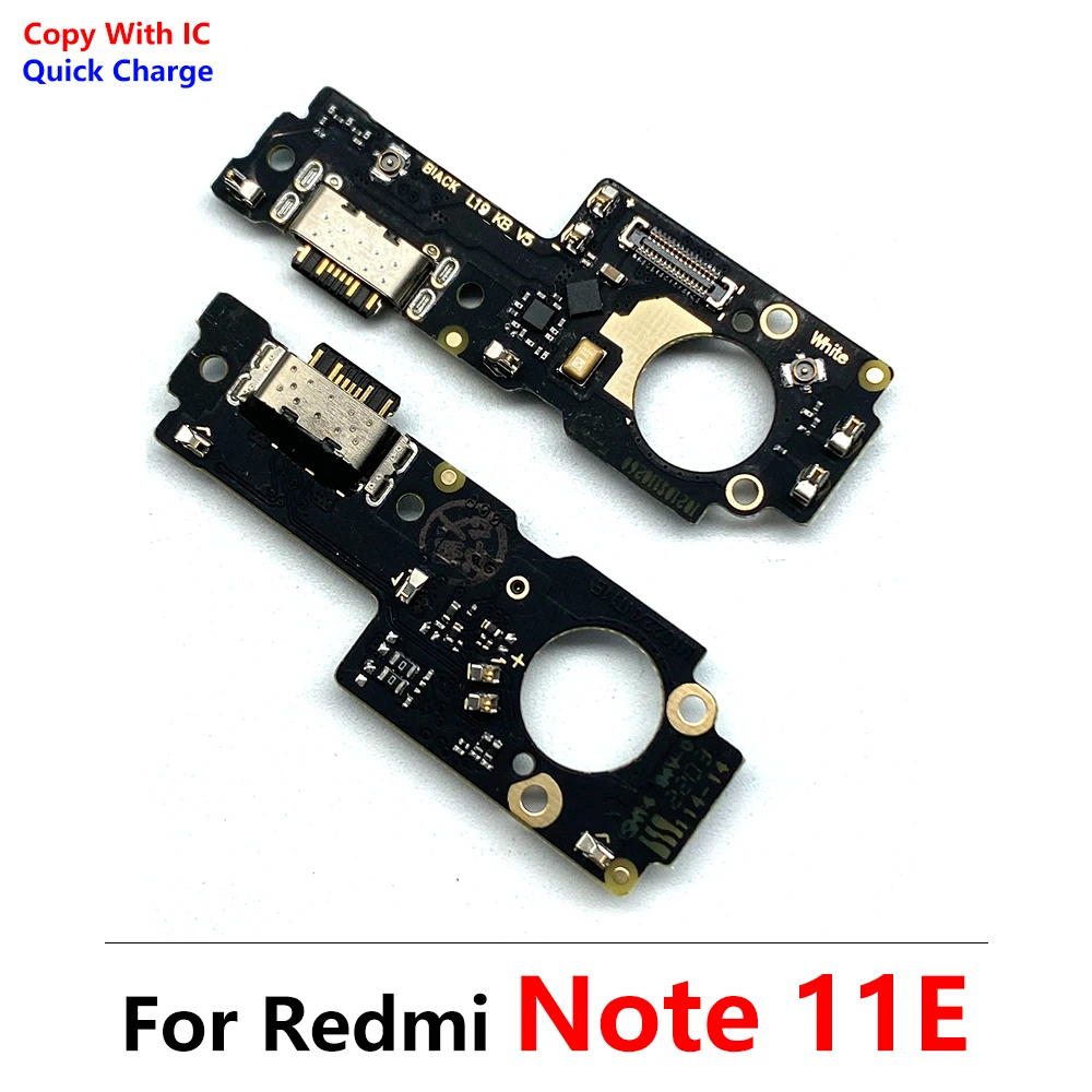 Ricambio Per Xiaomi Redmi Note 10 / 10S: Circuito Con Connettore USB E Microfono, Sostituisci La Piastra Di Ricarica Difettosa