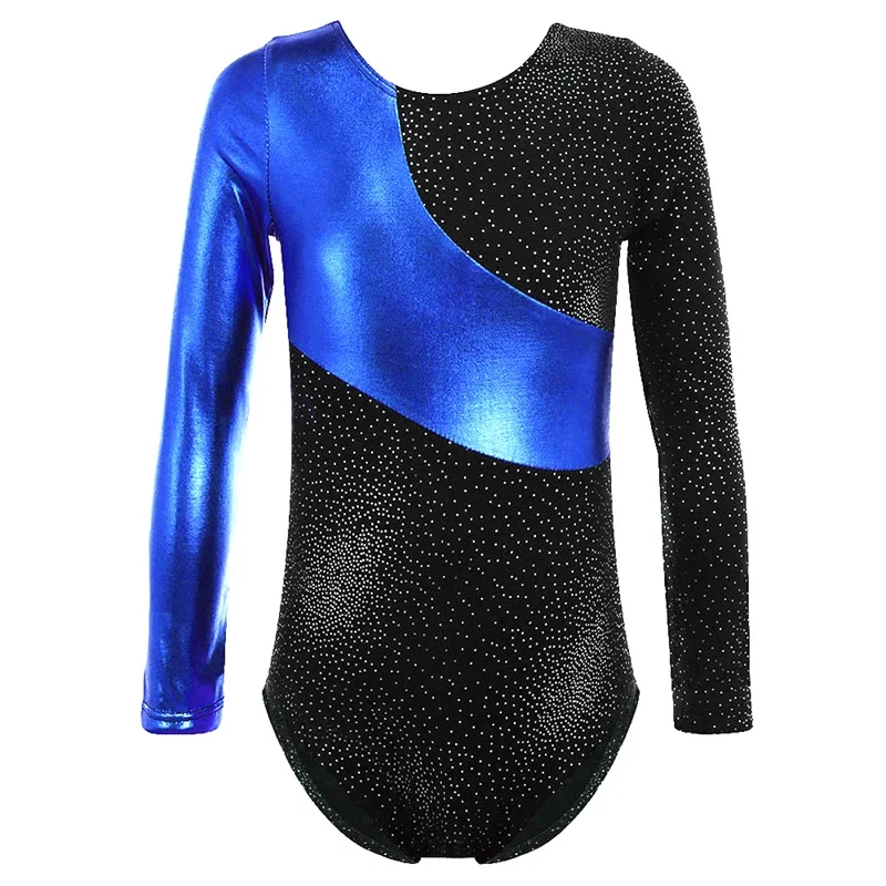 BAOHULU Ballet Leotard Long Sleeve Toddler Girls Ballet Dress One-Piece Gymnastics Leotard For Kids Performance Costumes