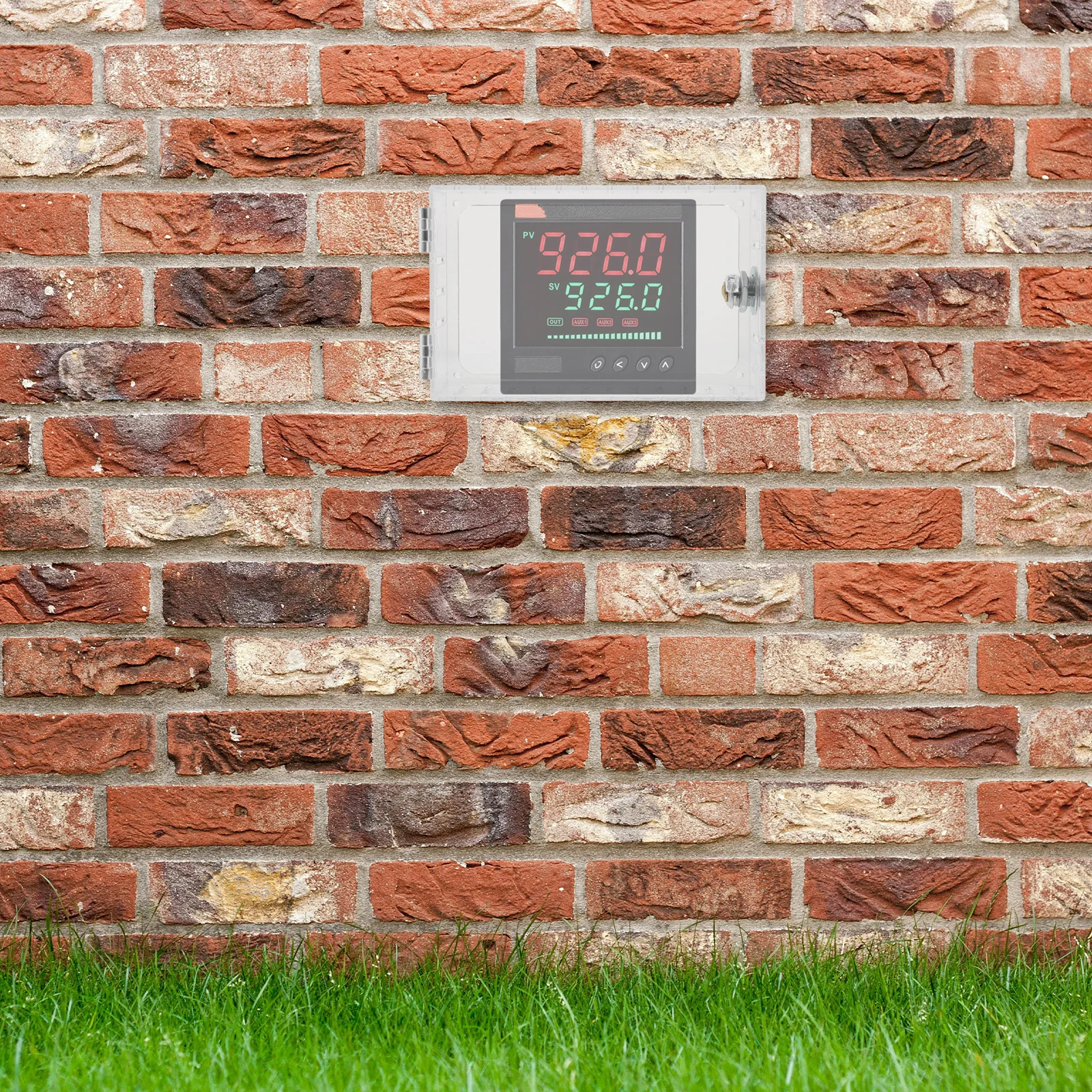 

1Set Thermostat Lock Box Universal Lockable Wall Cover Transparent Guard Heavy Duty Acrylic Iron Theft Prevention Clear