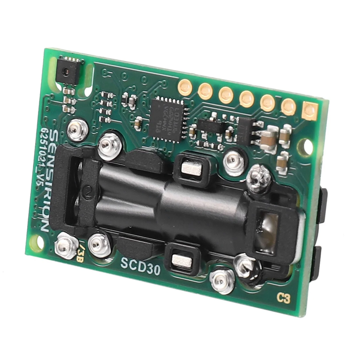 3X SCD30 وحدة استشعار جودة الهواء لقياسات CO2 و RH/T I2C Modbus PWM
