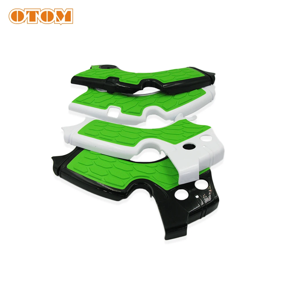 Otom motocicleta x-grip quadro guarda escudo de proteção de plástico para kawasaki kx250f 2015-2018 motocross peças de proteção de contenimento