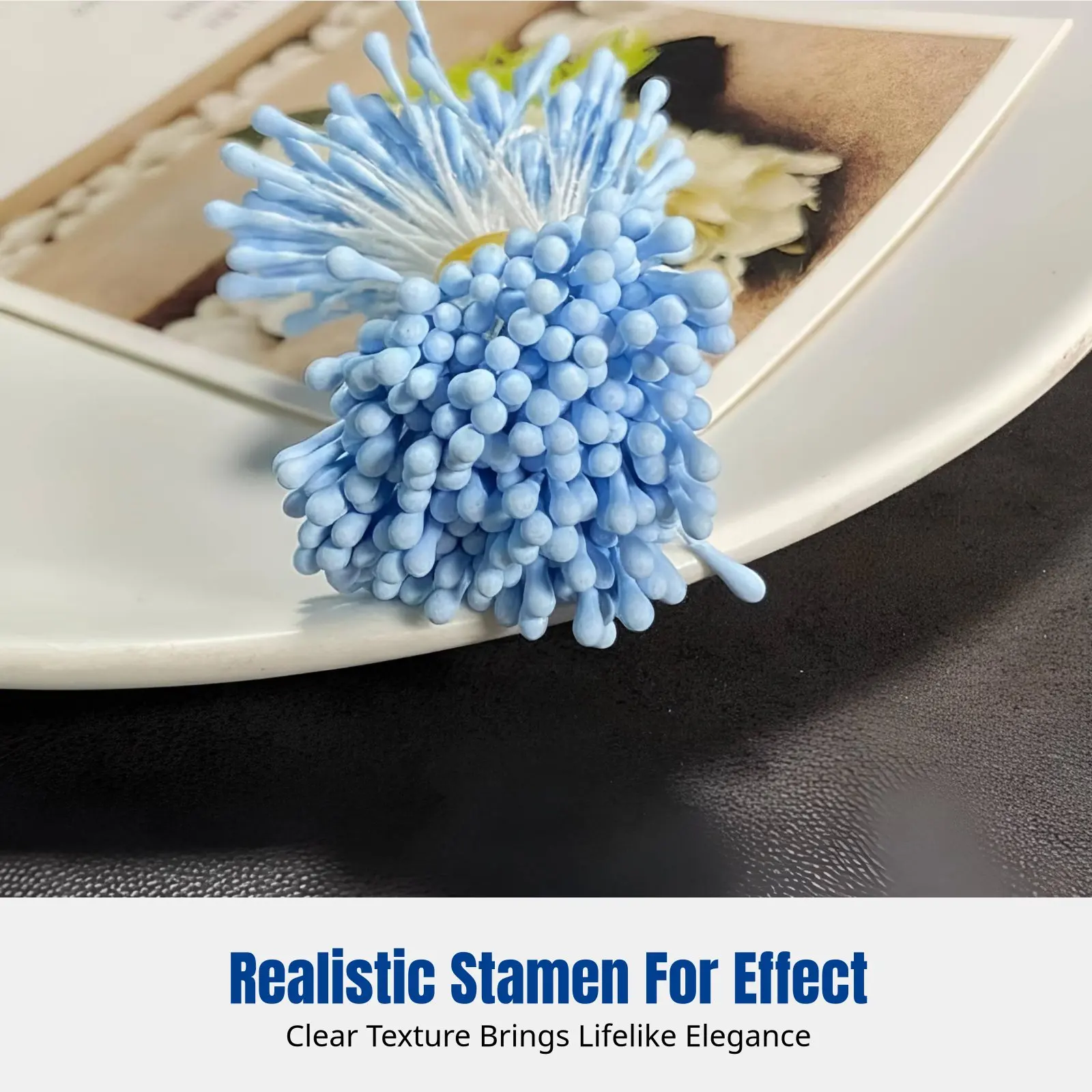 DIY Matte Flower Stamen, Handmade Floral Centers, Faux Flower Wire, Hairpin Craft Material, Multiple Color Options