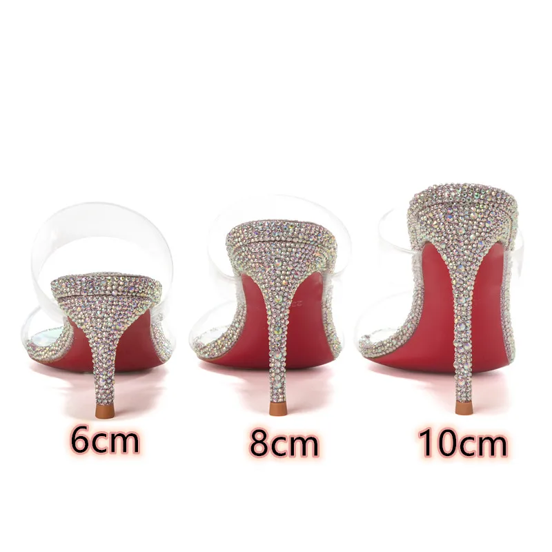 Shoes Women\'s Sandals Summer 2024 Transparent High Heels Sandals Shoes For Woman 2024 Trend Transparent Pvc Sandals Women Shoes