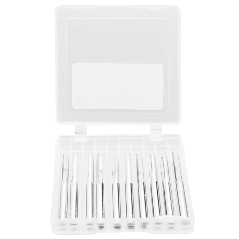 ABYL 10Pcs 2 Flute Cnc Router Bits 3.175Mm Straight Slot Tungsten Steel Milling Cutter For Wood Mdf Plastic