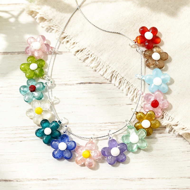 Jewelry Making Bead - Colgante de Cuentas de Vidrio con