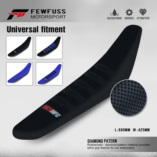 FEWFUSS cojín para asiento de motocicleta, funda de asiento impermeable para KTM Husqvarna SUZUKI HONDA SXF KXF CRF YZ YAMAHA KAWASAKI