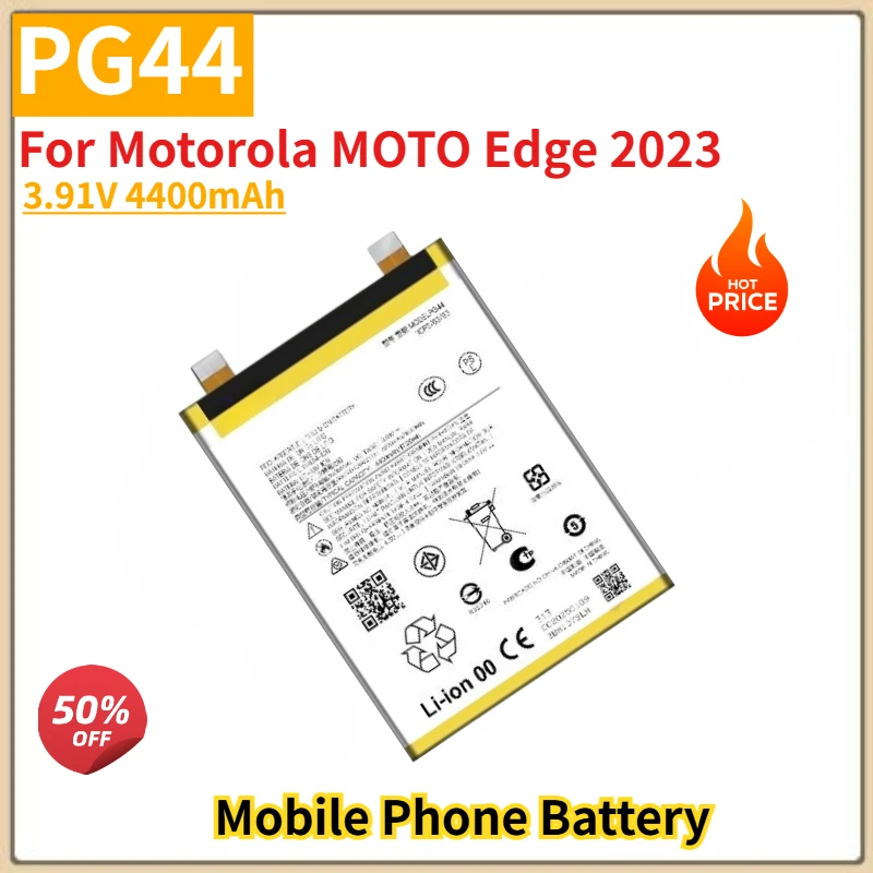 PG44 High Quality Phone Battery 3.91V 4400mAh For Motorola MOTO Edge 2023 Brand New Replacement Battery