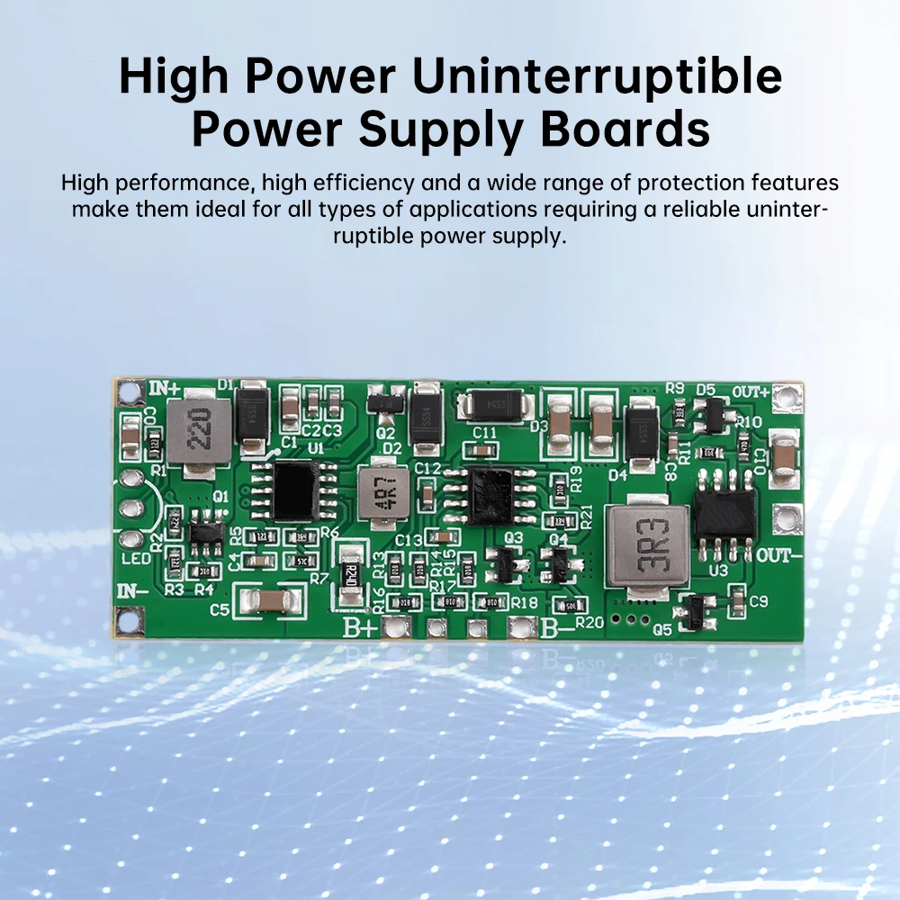 12V3A 24W36W High Power Uninterruptible Power Supply Board 3S Lithium Battery Pack UPS Module Charging Module