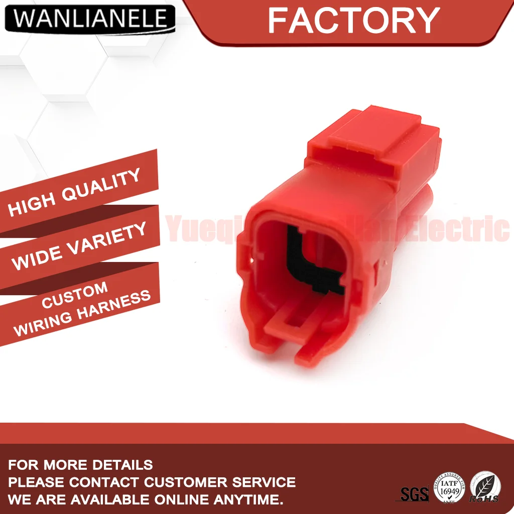 50 Sets 6187-4441 4 Pin Waterproof Male Connector HM-4P 2.3mm 22A Bracket Mount Fit Suzuki HM Sealed Series