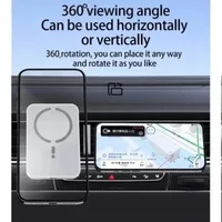 Support de téléphone magnétique sans fil pour grille d'aération de voiture avec charge rapide pour iPhone Magsafe 17 16 15 14 13 12 Pro Max 5