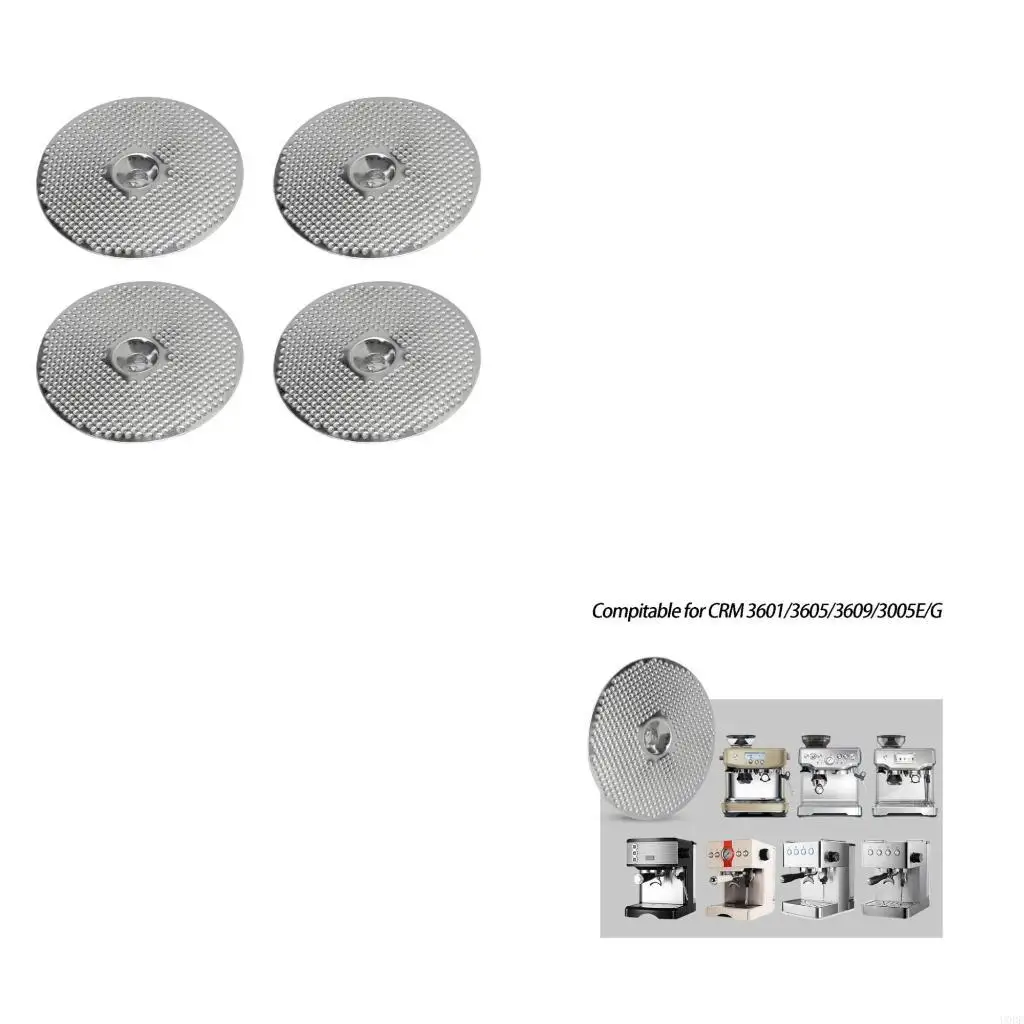4PCS Professional Coffee Machine Accessory Stainless Steel Filter Coffee Filter Disk Water Distribution Net for Coffee