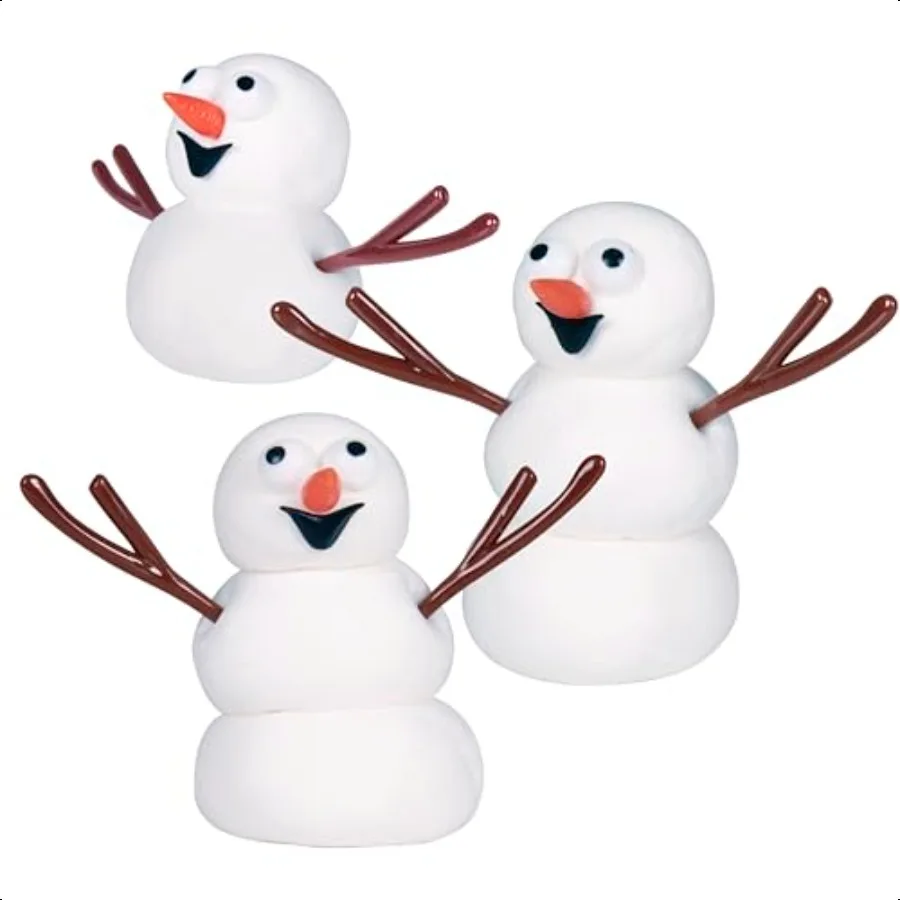 カンガルー雪だるまキット 雪遊び用おもちゃ 冬のおもちゃ クリスマス工芸品 雪だるま粘土工芸キット 幼児向けおもちゃ