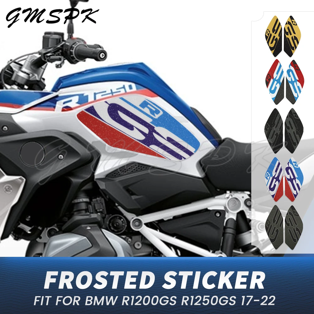 

Motorcycle Anti Slip Side Tank Pad Stickers Side Knee Protection Decals Fit for BMW R1200GS R1250GS R 1200GS R 1250GS 2017-2022