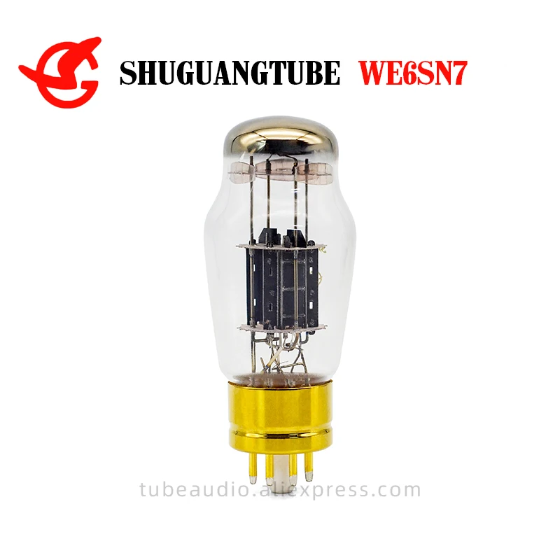 ShuGuang WE6SN7 6SN7 Vacuum Tube Precision Matching Valve Replace CV181 6H8C 6N8P 6SN7 Electronic Tubes For Audio Amplifier