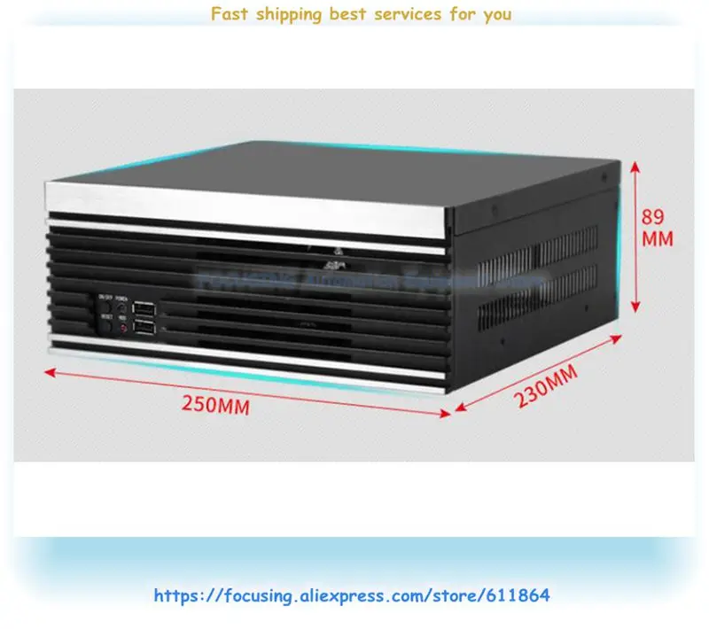 Multi Serial Port Itx Desktop Office Portable Mini Mainframe Embedded Visual Industrial Computer Cash Register