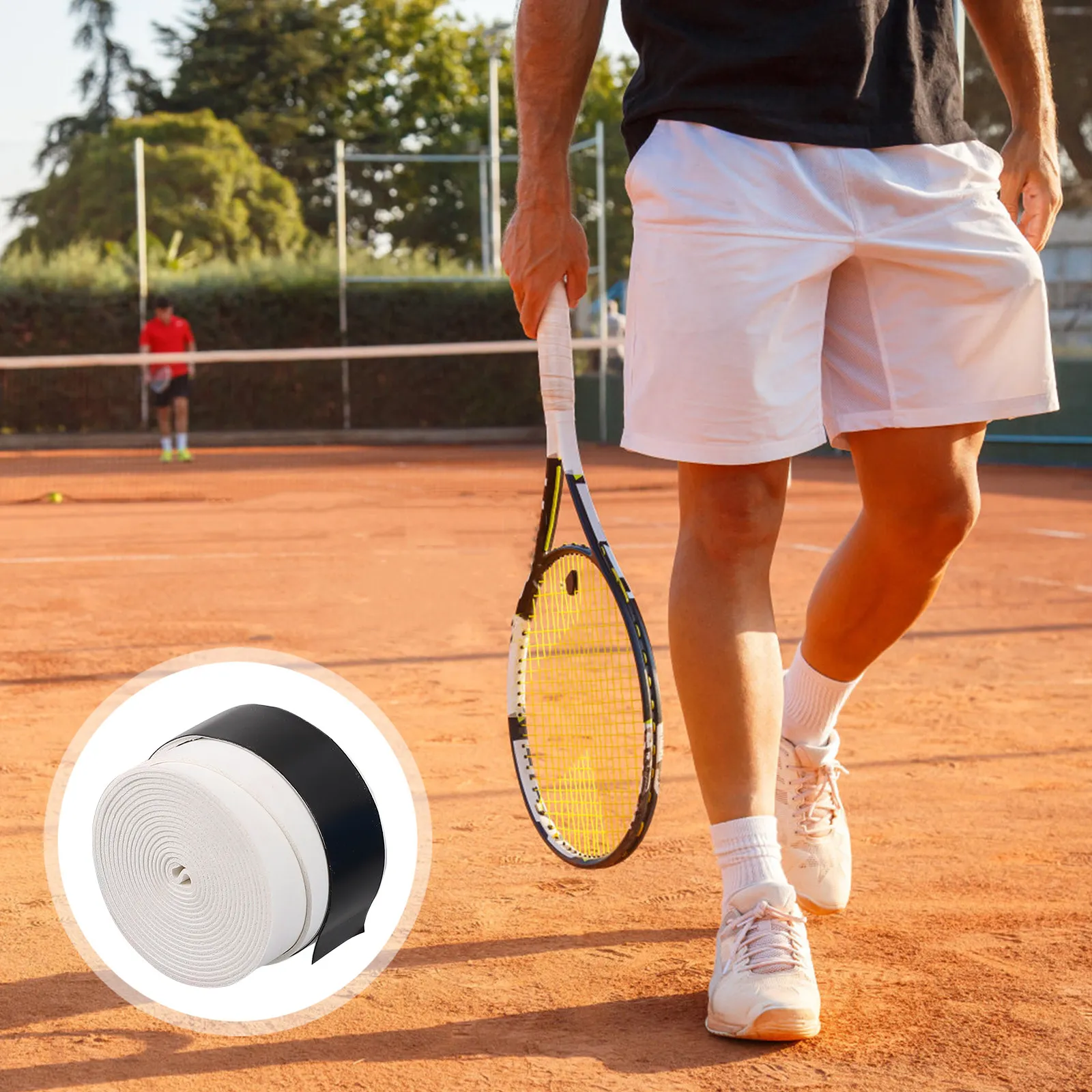 

6 шт. обмоток для теннисных ракеток, лента для бадминтонных ракеток, полиуретановая, противоскользящая, впитывающая пот, для занятий спортом на открытом воздухе, амортизирующая