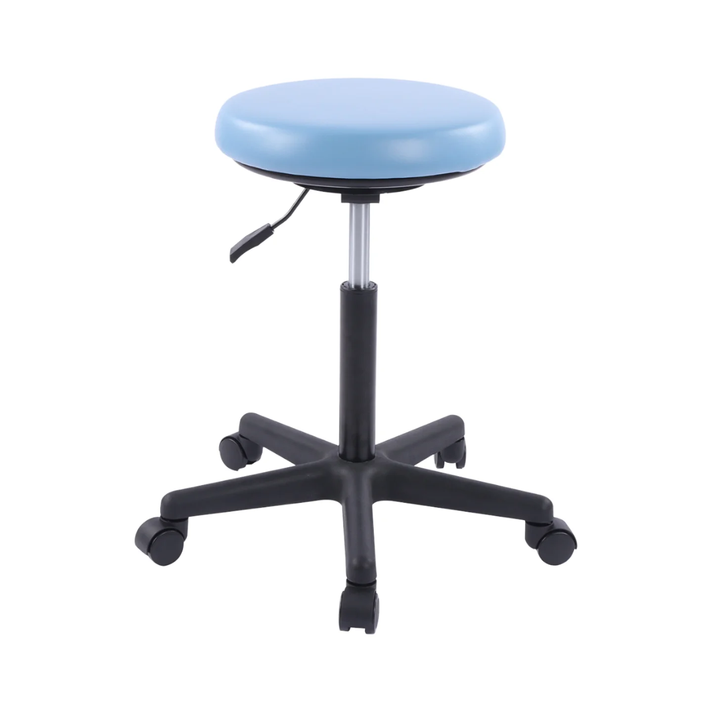& Medical Modern Stainless Steel Ergonomic Adjustable Dental Saddle Stool Hospital Chair Movable, Easy to Clean