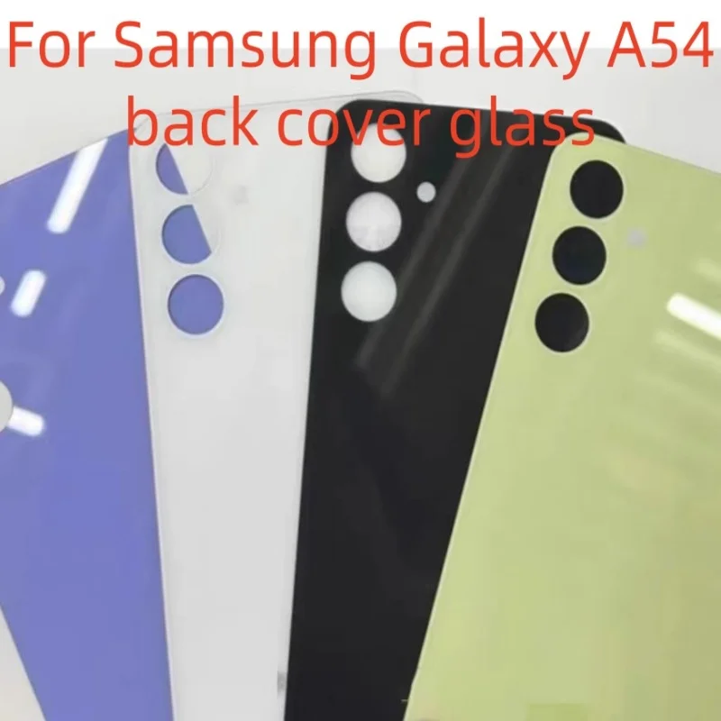 Back cover For Samsung Galaxy A54 Glass Panel Rear Door Battery Housing Case Adhesive Replacement