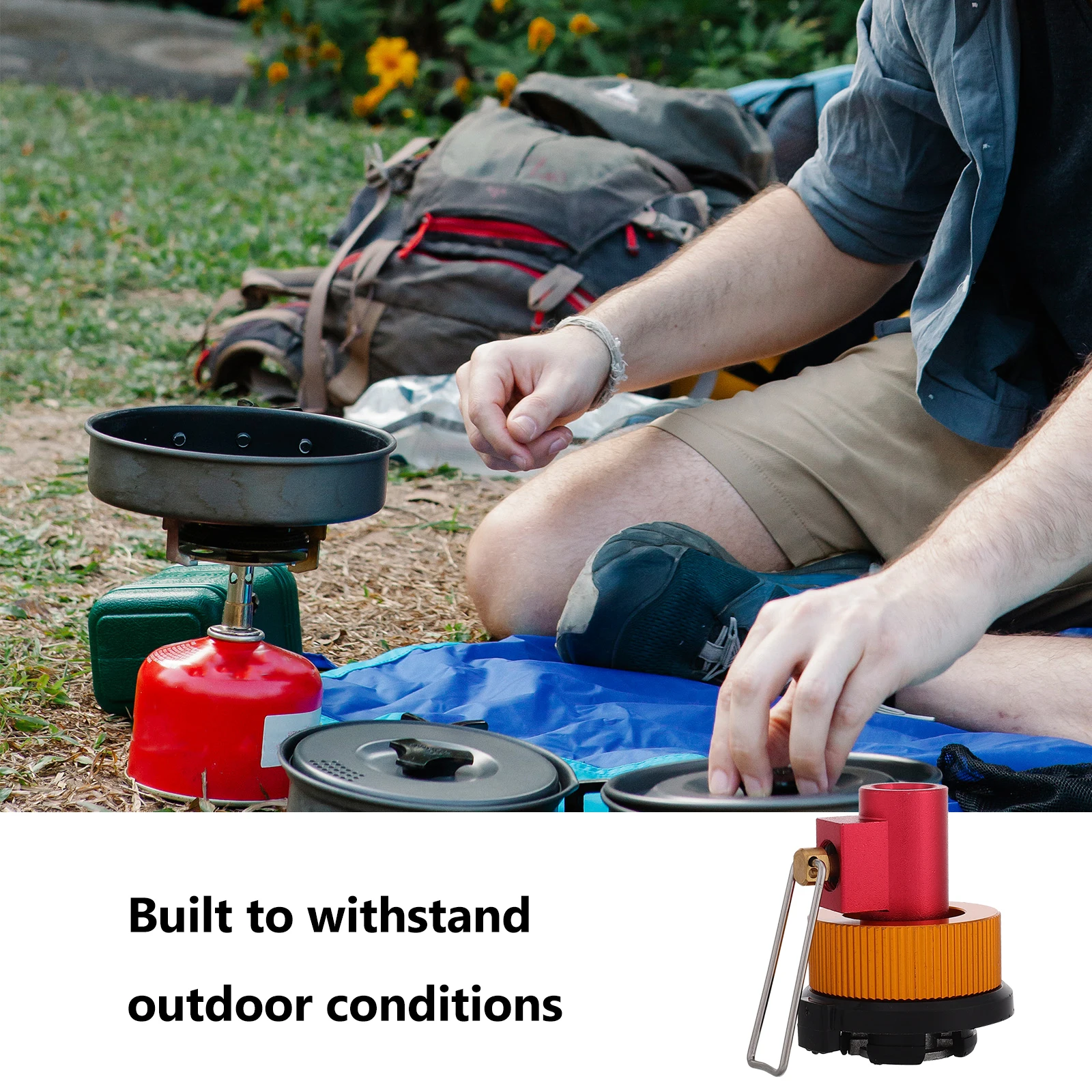 

Gas Tank Filling Head Canister Refill Valve Camping Converter Stove Propane Adapter Burner Inflatable