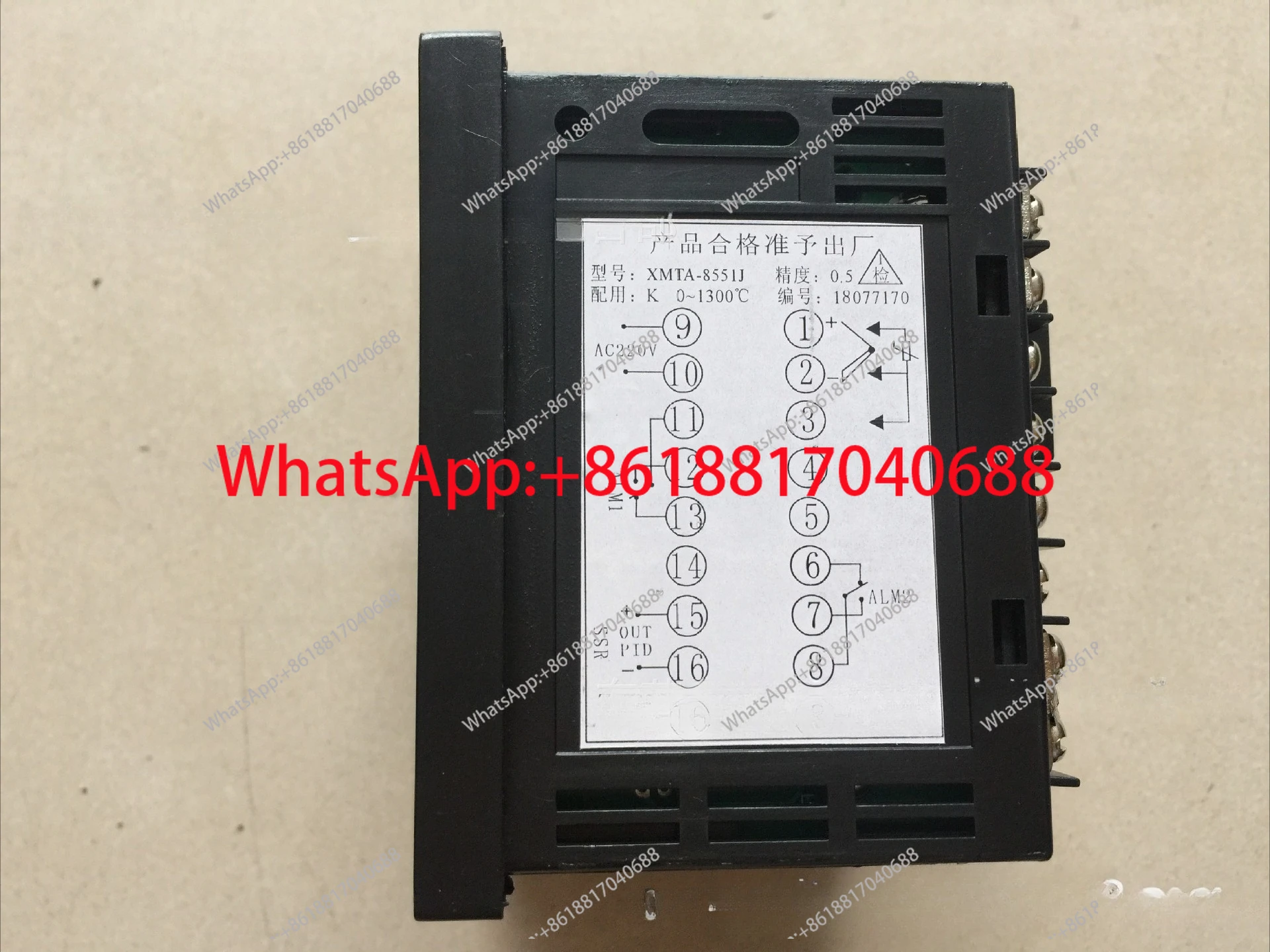 XMTA-8551J/K/1300 degree 32-segment programming intelligent temperature controller, digital display temperature controller