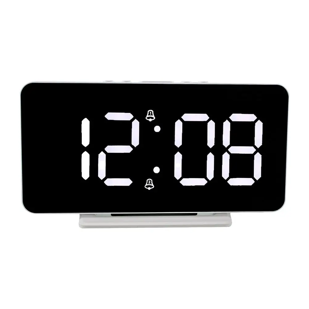 

Digital Alarm Clock LED Display Temperature Night Light Multi Decor Room Office Bedroom Clock