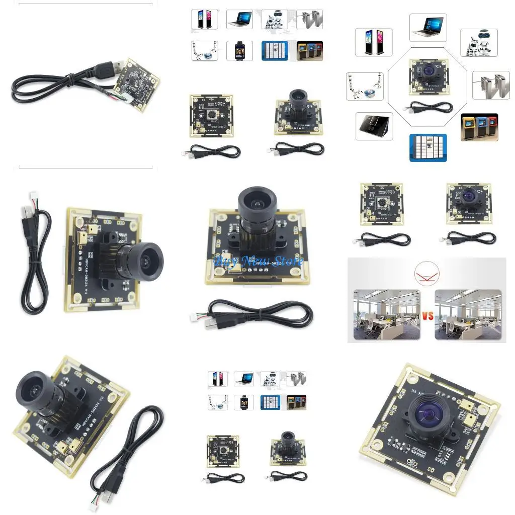 

20CE USB Camera Module 5 Million Pixel OV5693 Wide Field of View, No Driver Required for Face Recognition and Video Calls