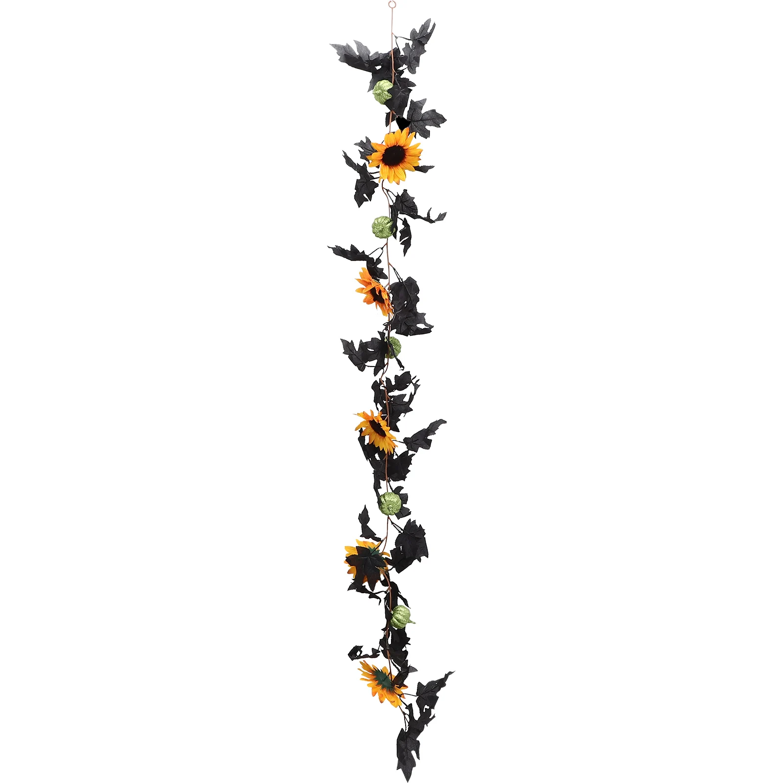 

s Artificial Sunflower Maple Leaf Rattan Vine WT504 180cm Wall Hanging Decor Wedding Party Festival Thanksgiving