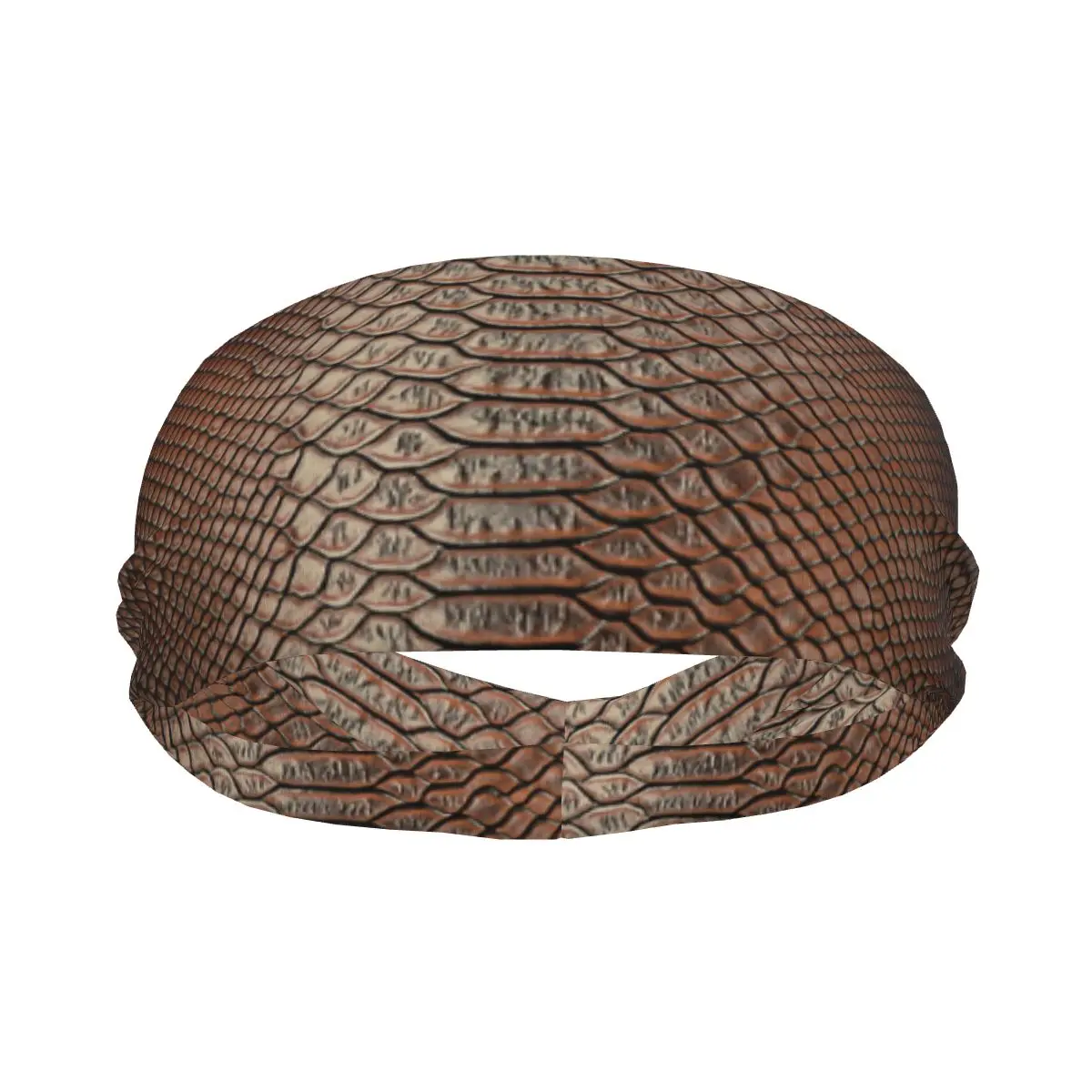 

Sports Headband Portable Hair Band Snake Skin Texture Background Hair Wrap Brace Cycling Running Exercising Sweatband