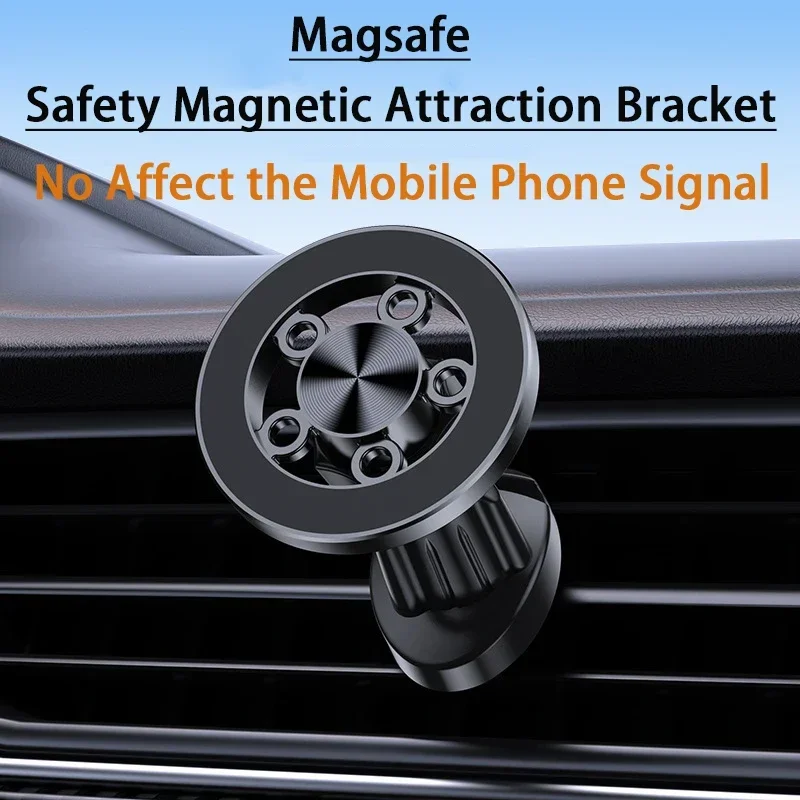 

New Magsafe Car Phone Stand and Car Air Conditioning Vent Stand are Suitable For Various Mobile Phone Models Magnetic Attractor