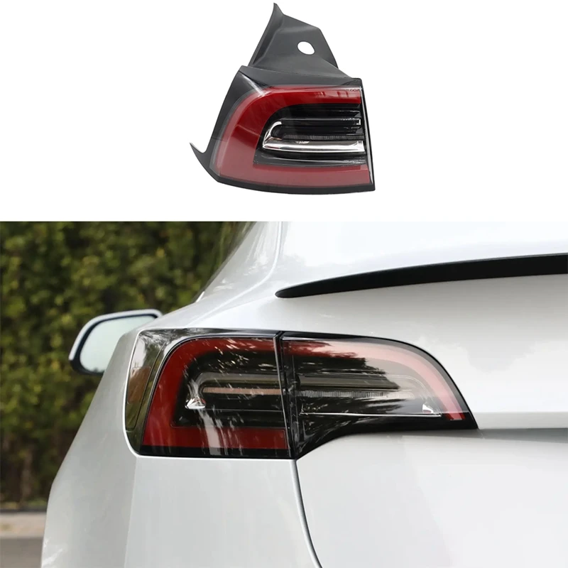 Rear Left LED Side Wing Rear View Door Mirrors Dynamic Turn Signal Light 1077399-00-G-P For Tesla Model 3 2021-2023