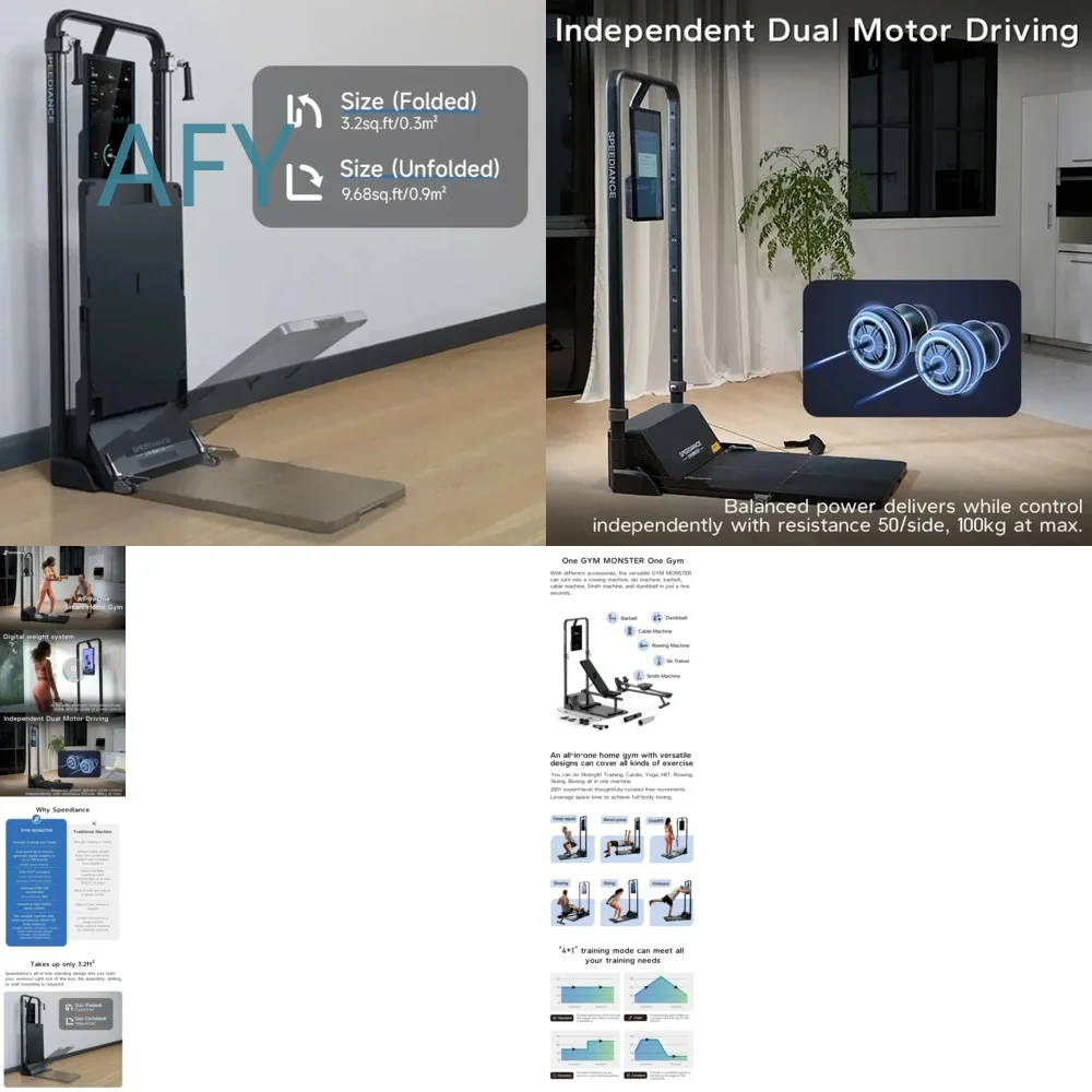 Smart Gym Mirror for Home Fitness Wall Mounted Resistance Training Mirror for Intelligent Workout Tracking for Smart Home Gym