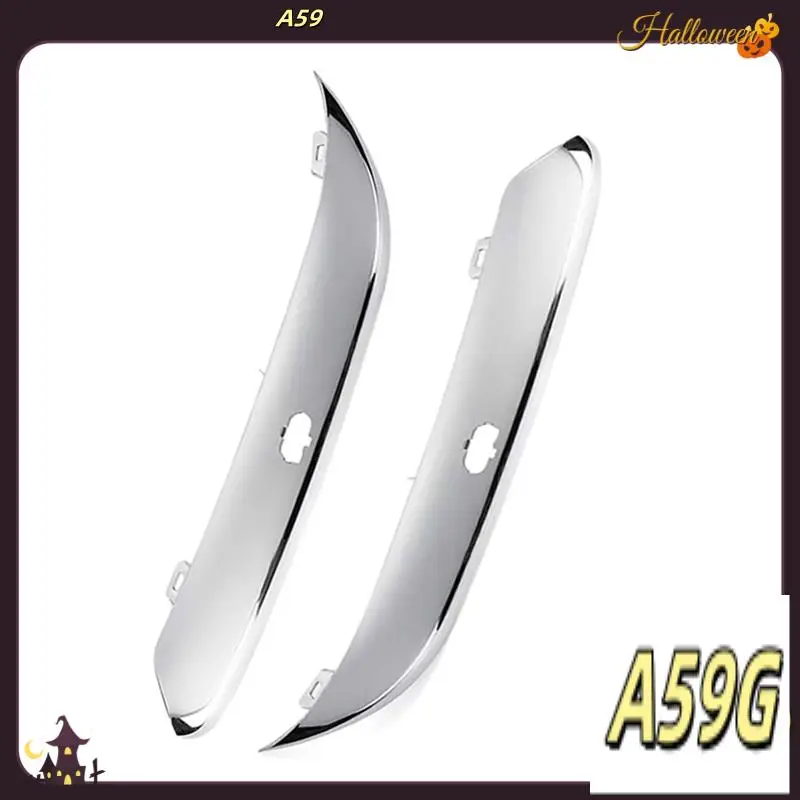 

G9-Front Bumper Lower Chrome Trim Strip Decorative Strip Cover W/Holes 04806124AA 04806125AA For Chrysler 300C 2005-2011
