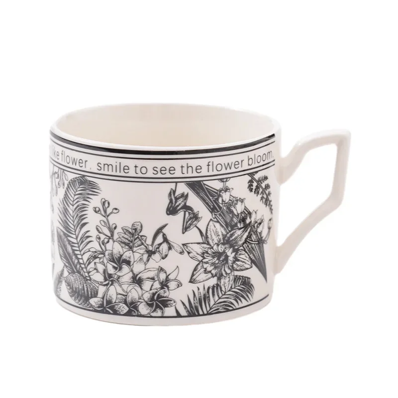 

Light luxury high-value mug, high-end exquisite cup and saucer set gift box.