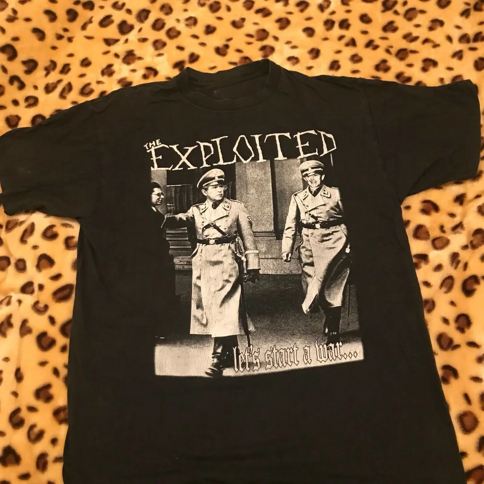 The Exploited Band Short Sleeve Cotton Black For Men T-shirt S-4XL BC1019