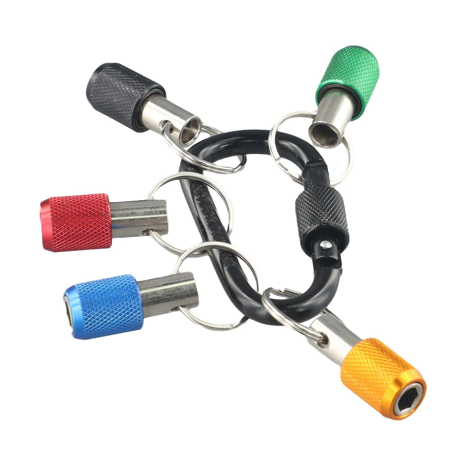 Screwdriver Bit Holder Drill Bit Holder 1/4 Hex Shank Keychain Extension Bar Quick Release For Electric Screwdrivers