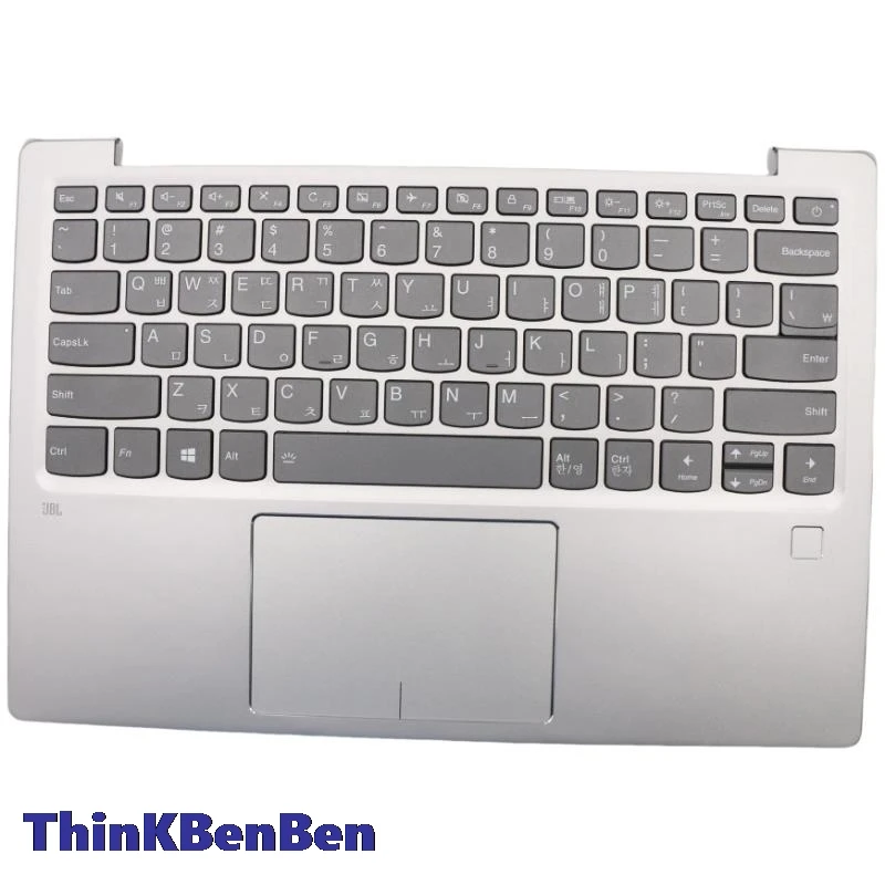 KR Korean Keyboard Platinum Upper Case Palmrest Shell Cover For Lenovo Ideapad 720S -13 13IKB 13ARR Laptop 5CB0P18985