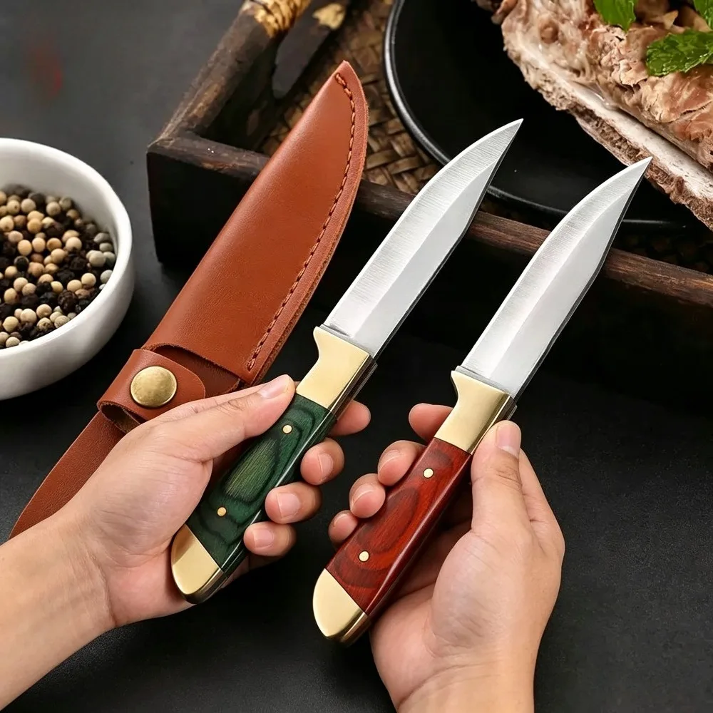 Hand Forged Stainless Steel Boning Knife Kitchen Fillet Chef Knife for Meat Fish Fruit Vegetables - Multi-Purpose Kitchen