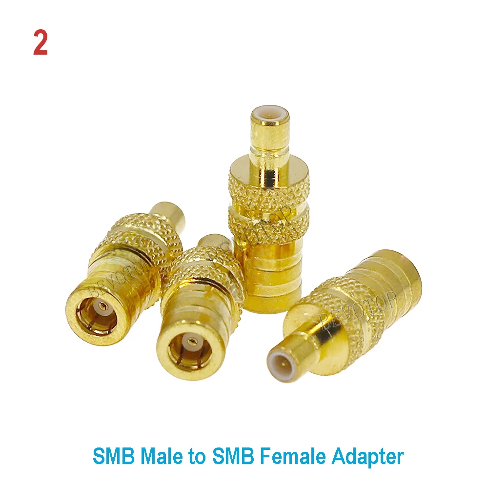 2PCS SMB-J to SMA/SMB/Q9 BNC/ F/ MCX Female Connector for Wifi Radio Antenna Male Female to Female BNC to SMB RF Coaxi Adapter