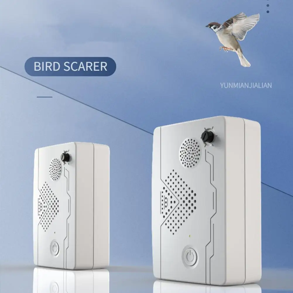 Ultrasonic Repelling Device Bird Repeller USB Rechargeable Outdoor Bark Stopper Artifact Orchard Bird Samll Animal Scare Device