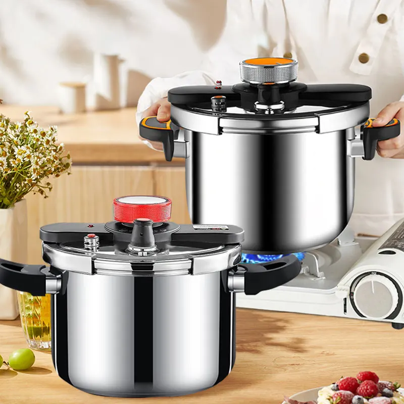 

4L/6L Pressure Cooker Stainless Steel Explosion-proof Pressure Pot Cooking Pressure Cooker Easy Use Induction Kitchen Cookware