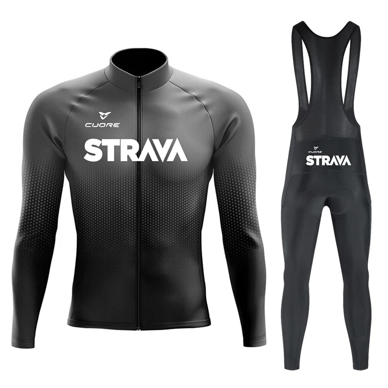 CUDRE STRAVA Men's Cycling Suit Man Maillot Cyclisme For Bicycle Jersey Set Men's Road Bike Outfit Sports Clothing Bicycles Mtb