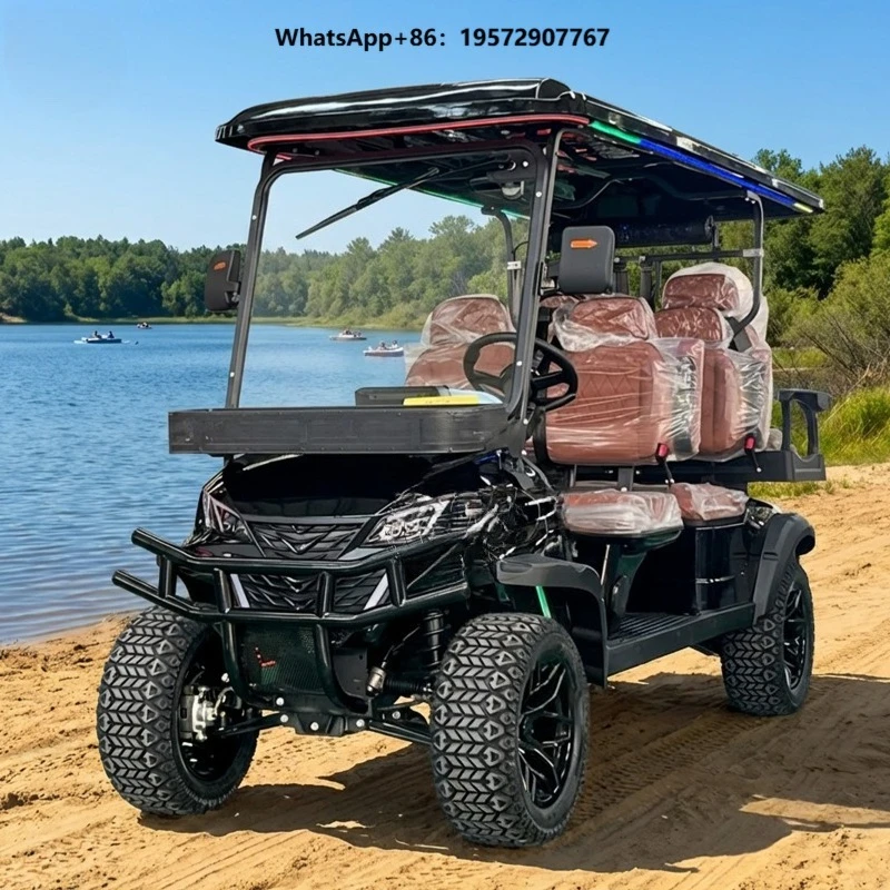6 Passenger Golf Car Buggy New 4 Wheel Electric Club Car Golf Cart for Sale