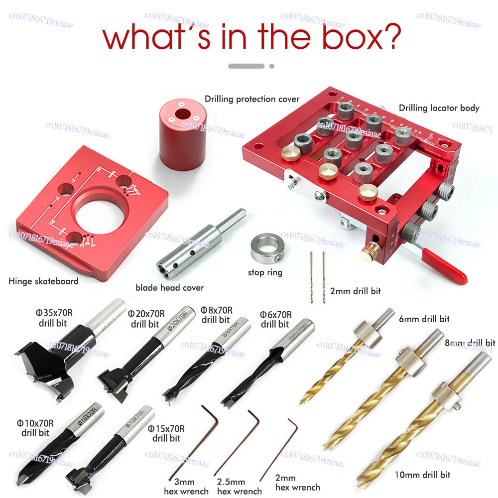 

3-In-1 Woodworking Hinge Positioning Punch, Furniture, Woodworking Tools Punch Positioner, Punch Tools