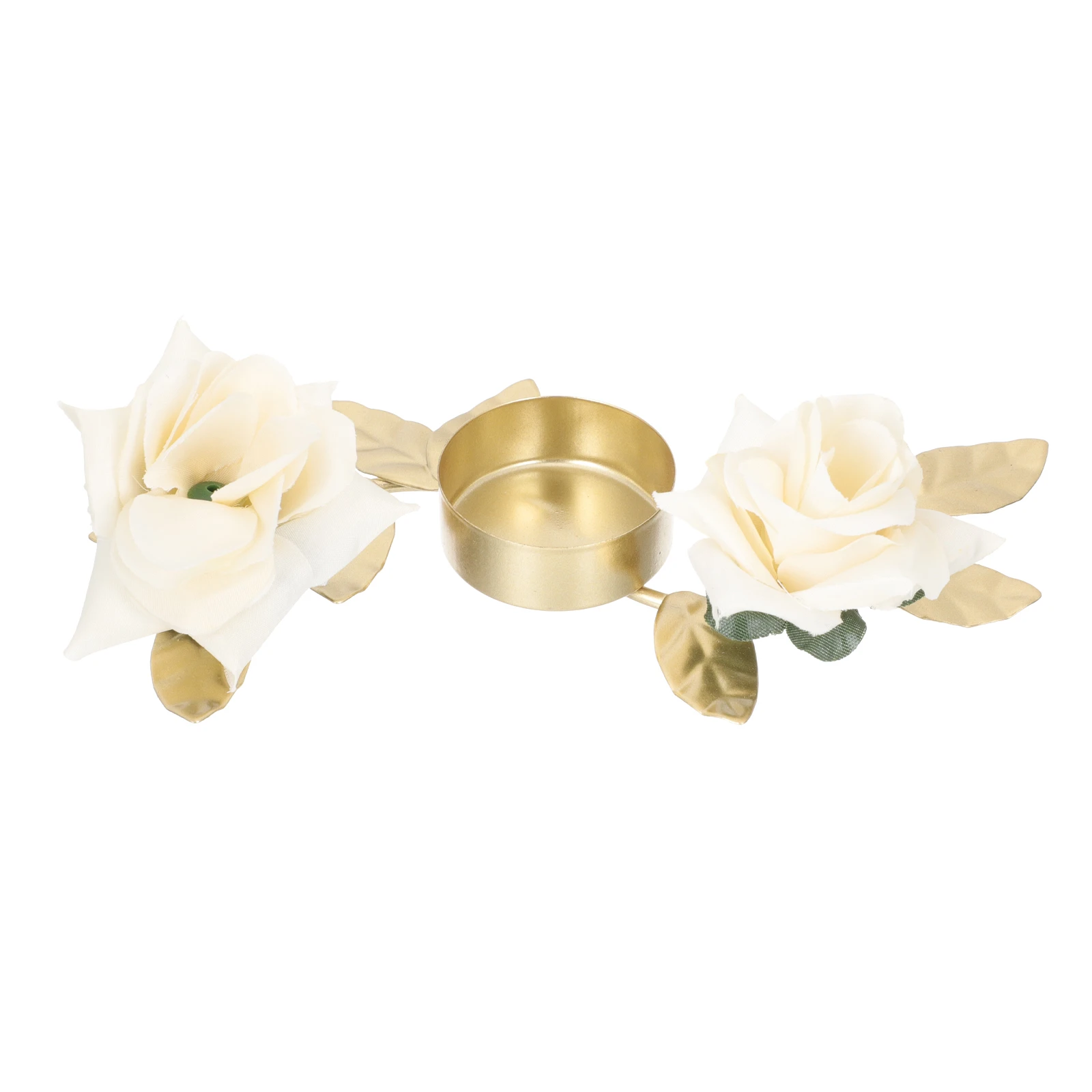 

Metal C Realistic Rose Design Elegant Gift DIY Wedding Table Decor Safe c holder flower centerpieces